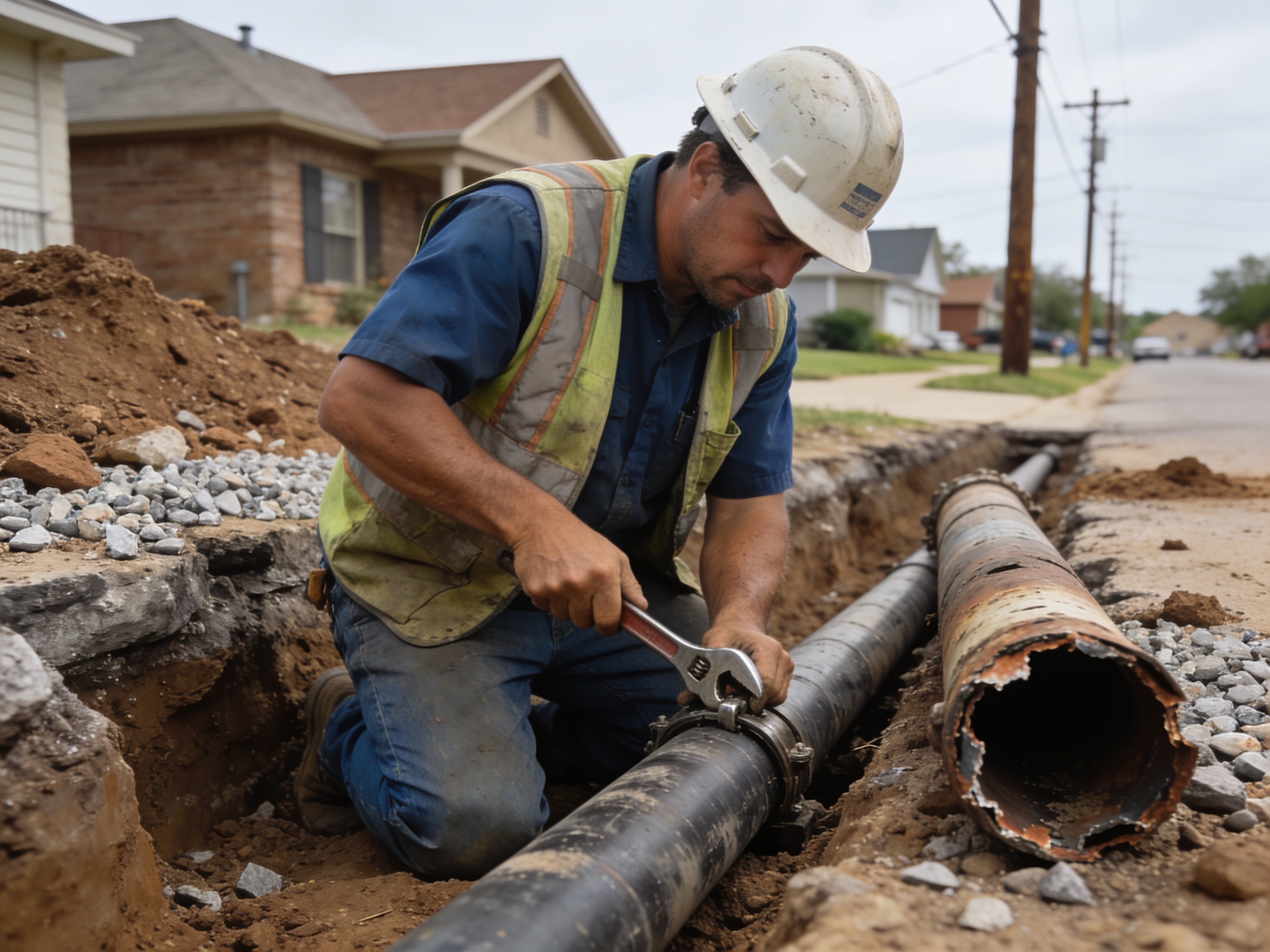 Sewer Line Repair in Bryan, TX